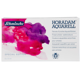 Horadam Aquarell Tube 5ml 6-set i gruppen Kunstnermateriell / Kunstnerfarge / Akvarellmaling / Akvarellmaling på tube hos Pen Store (137786)