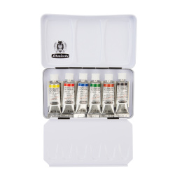 Horadam Aquarell Tube 5ml 6-set i gruppen Kunstnermateriell / Kunstnerfarge / Akvarellmaling / Akvarellmaling på tube hos Pen Store (137786)