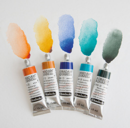 Horadam Aquarell Wooden Box 12x20 ml i gruppen Kunstnermateriell / Kunstnerfarge / Akvarellmaling / Akvarellmaling på tube hos Pen Store (137790)