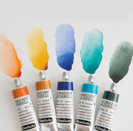 Horadam Aquarell Tub Wooden Box 12x20 ml i gruppen Kunstnermateriell / Kunstnerfarge / Akvarellmaling / Akvarellmaling på tube hos Pen Store (137790)