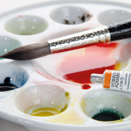 Horadam Aquarell Wooden Box 12x20 ml i gruppen Kunstnermateriell / Kunstnerfarge / Akvarellmaling / Akvarellmaling på tube hos Pen Store (137790)