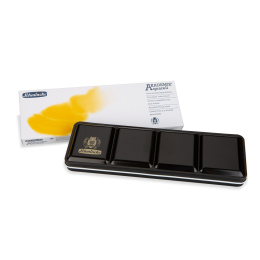 Akademie Aquarell Half Pans 12-set + 12 tomme i gruppen Kunstnermateriell / Kunstnerfarge / Akvarellmaling / Akvarellmaling i kopp hos Pen Store (137801)