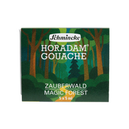 Horadam Gouache 5x5 ml Magic Forest i gruppen Kunstnermateriell / Kunstnerfarge / Gouache hos Pen Store (137807)