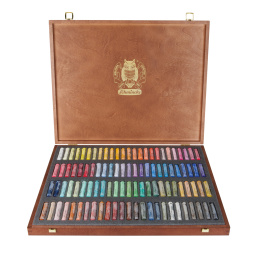 Soft Pastel Wooden Box 100-set i gruppen Kunstnermateriell / Kritt og blyanter / Pastellkritt hos Pen Store (137811)