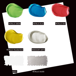 Akrylmaling Basics Mixed Media Set 5x22 ml i gruppen Kunstnermateriell / Kunstnerfarge / Akrylmaling hos Pen Store (137827)