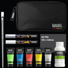 Akrylmaling Basics Mixed Media Set 5x22 ml i gruppen Kunstnermateriell / Kunstnerfarge / Akrylmaling hos Pen Store (137827)