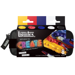 Akrylmaling Basics 3D Painting 5 x 22 ml i gruppen Kunstnermateriell / Kunstnerfarge / Akrylmaling hos Pen Store (137831)