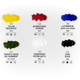 Akrylmaling Soft Body Mixing Set 6x22 ml i gruppen Kunstnermateriell / Kunstnerfarge / Akrylmaling hos Pen Store (137837)