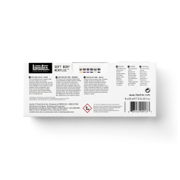 Akrylmaling Soft Body Mixing Set 6x22 ml i gruppen Kunstnermateriell / Kunstnerfarge / Akrylmaling hos Pen Store (137837)