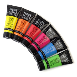 Akrylmaling Fluorescent Set Tubes 6x22 ml i gruppen Kunstnermateriell / Kunstnerfarge / Akrylmaling hos Pen Store (137839)