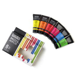 Akrylmaling Fluorescent Set Tubes 6x22 ml i gruppen Kunstnermateriell / Kunstnerfarge / Akrylmaling hos Pen Store (137839)