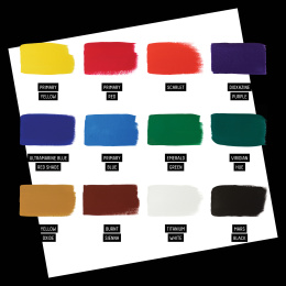 Gouachemaling Essentials Set 12x22 ml i gruppen Kunstnermateriell / Kunstnerfarge / Gouache hos Pen Store (137841)