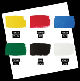 Gouachemaling Primaries Set 6x59 ml i gruppen Kunstnermateriell / Kunstnerfarge / Gouache hos Pen Store (137843)