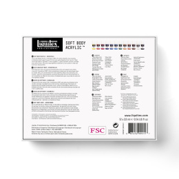 Akrylmaling Soft Body Essentials Set 12x22 ml i gruppen Kunstnermateriell / Kunstnerfarge / Akrylmaling hos Pen Store (137845)