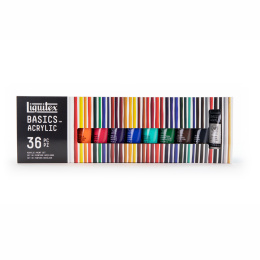 Akrylmaling Basics Set 36x22 ml i gruppen Kunstnermateriell / Kunstnerfarge / Akrylmaling hos Pen Store (137848)