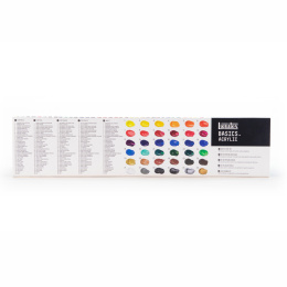Akrylmaling Basics Set 36x22 ml i gruppen Kunstnermateriell / Kunstnerfarge / Akrylmaling hos Pen Store (137848)