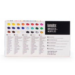 Akrylmaling Basics Set 24x22 ml i gruppen Kunstnermateriell / Kunstnerfarge / Akrylmaling hos Pen Store (137849)