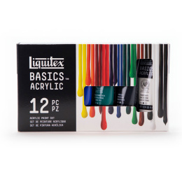Akrylmaling Basics Set 12x22 ml i gruppen Kunstnermateriell / Kunstnerfarge / Akrylmaling hos Pen Store (137850)