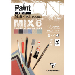 Paint'ON Multiteknikkblokk Mix6 A5 i gruppen  Papir & Blokk / Artistblokk / Mixed media-blokk hos Pen Store (137963)