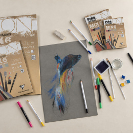 Paint'ON Multiteknikkblokk Mix6 A4 i gruppen  Papir & Blokk / Artistblokk / Mixed media-blokk hos Pen Store (137964)