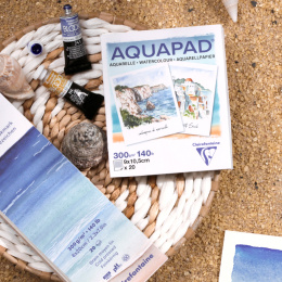 Aquapad akvarellblokk 9x10,5 cm i gruppen  Papir & Blokk / Artistblokk / Akvarellpapir hos Pen Store (137970)