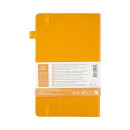 Notebook 13x21 cm Hard Cover Japanese Kerria Dotted i gruppen  Papir & Blokk / Skrive og ta notater / Notatbøker hos Pen Store (137991)