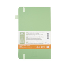 Notebook 13x21 cm Hard Cover Pale Patina Dotted i gruppen  Papir & Blokk / Skrive og ta notater / Notatbøker hos Pen Store (137992)