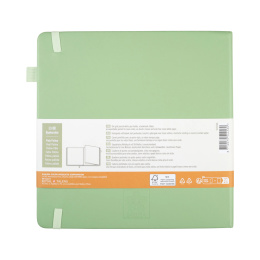 Notebook 20x20 cm Hard Cover Pale Patina Dotted i gruppen  Papir & Blokk / Skrive og ta notater / Notatbøker hos Pen Store (137993)
