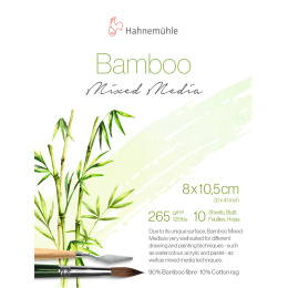 Mixed Media Bamboo 265g 8x10,5 cm i gruppen  Papir & Blokk / Artistblokk / Mixed media-blokk hos Pen Store (137995)