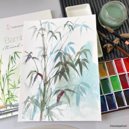 Mixed Media Bamboo 265g 8x10,5 cm i gruppen  Papir & Blokk / Artistblokk / Mixed media-blokk hos Pen Store (137995)