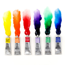 Professional Akvarellmaling Tube 5 ml Winsor 6-sett i gruppen Kunstnermateriell / Kunstnerfarge / Akvarellmaling / Akvarellmaling på tube hos Pen Store (138003)