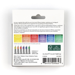 Professional Akvarellmaling Tube 5 ml Winsor 6-sett i gruppen Kunstnermateriell / Kunstnerfarge / Akvarellmaling / Akvarellmaling på tube hos Pen Store (138003)