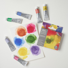 Professional Akvarellmaling Tube 5 ml Revival 6-sett i gruppen Kunstnermateriell / Kunstnerfarge / Akvarellmaling / Akvarellmaling på tube hos Pen Store (138004)
