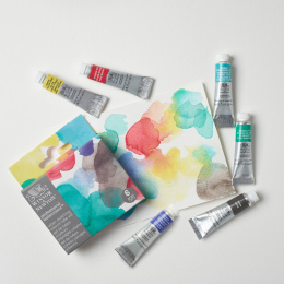 Professional Akvarellmaling Tube 5 ml Urban 6-sett i gruppen Kunstnermateriell / Kunstnerfarge / Akvarellmaling / Akvarellmaling på tube hos Pen Store (138005)