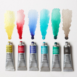 Professional Akvarellmaling Tube 5 ml Urban 6-sett i gruppen Kunstnermateriell / Kunstnerfarge / Akvarellmaling / Akvarellmaling på tube hos Pen Store (138005)