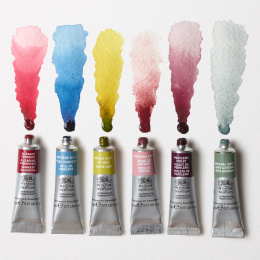 Professional Akvarellmaling Tube 5 ml Mindful 6-sett i gruppen Kunstnermateriell / Kunstnerfarge / Akvarellmaling / Akvarellmaling på tube hos Pen Store (138006)