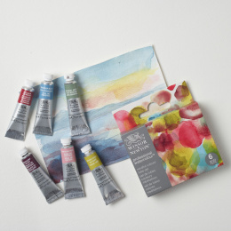 Professional Akvarellmaling Tube 5 ml Mindful 6-sett i gruppen Kunstnermateriell / Kunstnerfarge / Akvarellmaling / Akvarellmaling på tube hos Pen Store (138006)