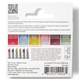 Professional Akvarellmaling Tube 5 ml Mindful 6-sett i gruppen Kunstnermateriell / Kunstnerfarge / Akvarellmaling / Akvarellmaling på tube hos Pen Store (138006)