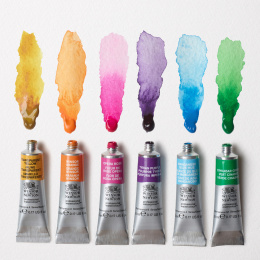 Professional Akvarellmaling Tube 5 ml Vibrant 6-sett i gruppen Kunstnermateriell / Kunstnerfarge / Akvarellmaling / Akvarellmaling på tube hos Pen Store (138007)