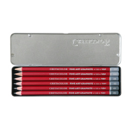 Cleos Fine Art Graphite 6-sett i gruppen Penner / Kunstnerpenner / Skissepenner hos Pen Store (138024)