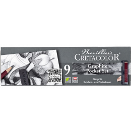 Grafittsett 9 deler i gruppen Penner / Kunstnerpenner / Skissepenner hos Pen Store (138025)