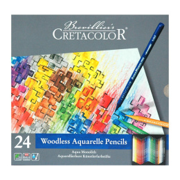 Aqua Monolith Akvarellblyanter 24-sett i gruppen Penner / Kunstnerpenner / Fargeblyanter hos Pen Store (138026)