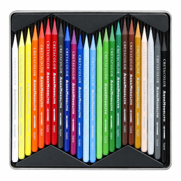 Aqua Monolith Akvarellblyanter 24-sett i gruppen Penner / Kunstnerpenner / Fargeblyanter hos Pen Store (138026)