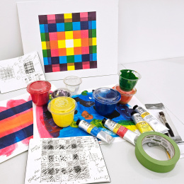 Galeria Akrylmaling 5x60ml Process set i gruppen Kunstnermateriell / Kunstnerfarge / Akrylmaling hos Pen Store (138041)