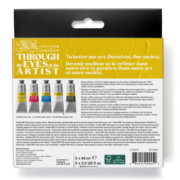 Galeria Akrylmaling 5x60ml Process set i gruppen Kunstnermateriell / Kunstnerfarge / Akrylmaling hos Pen Store (138041)