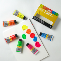 Galeria Akrylmaling 6x20ml Fluo set i gruppen Kunstnermateriell / Kunstnerfarge / Akrylmaling hos Pen Store (138042)