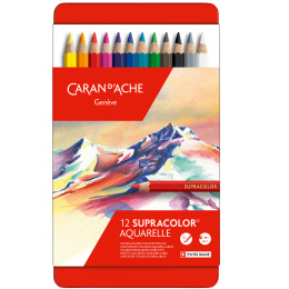 Supracolor Aquarelle 12-pakke i gruppen Penner / Kunstnerpenner / Akvarellblyanter hos Pen Store (138048)
