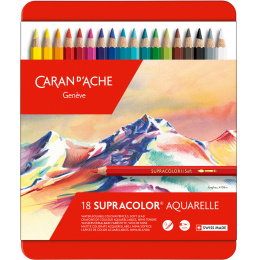 Supracolor Aquarelle 18-pakke i gruppen Penner / Kunstnerpenner / Akvarellblyanter hos Pen Store (138049)