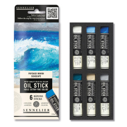 Oil Stick Mini 6-sett Seascape i gruppen Kunstnermateriell / Kritt og blyanter / Oljekritt hos Pen Store (138060)