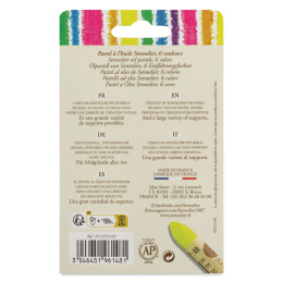Oljepastell Fluorescent colors 5ml 6-sett i gruppen Kunstnermateriell / Kunstnerfarge / Pastell / Oljepasteller hos Pen Store (138063)